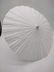 1pc White Oiled Paper Umbrellas Chinese Japanese 23.6 Wide Decoration 1pc