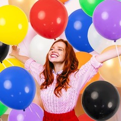 18 Inch Big Balloons Assorted Large Latex Balloons Giant Heavy Duty Balloon f…