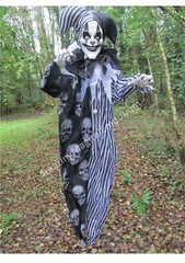 Halloween Animated Clown Hanging Talking Sound Moving Light Up Party Prop Decor