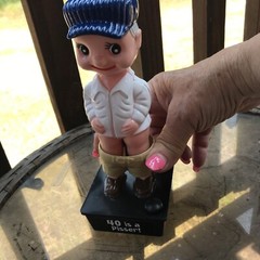 Over The Hill -Midlife Crisis-Birthday Doll-“ 40 Is A Pisser”- NEW