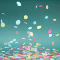 round Tissue Paper Table Confetti Dots for Wedding Birthday Party Decoration, 1.