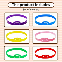 6 Pcs Guess Who Game Headbands (6 Colours), Can Insert Card, Headbands Board Gam