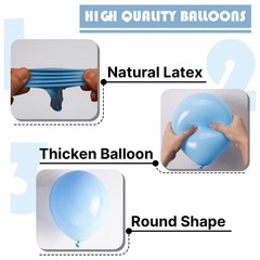 Pastel Balloons 100pcs 12 Inch Pastel Rainbow Latex Balloons for Baby Shower …
