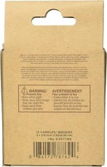 Papyrus Eco-Friendly Birthday Candles, Tie Dye (12-Count) 12-Count,