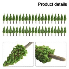 40x Mixed Model Trees With Base For Train Railroad Diorama Models Train Scenery