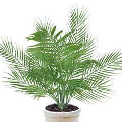 18 Branches 27 Inch 6 pieces (18 leaves total), 26″ x 12″ x 6″, Green