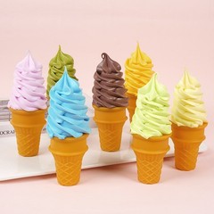 1Pcs Fake Dessert Decor Kitchen Ice Cream Model Durable Long-lasting Mini New