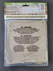 NEW Minecraft Happy Birthday Banner Cardboard 7.82 Feet Green Party Video Game