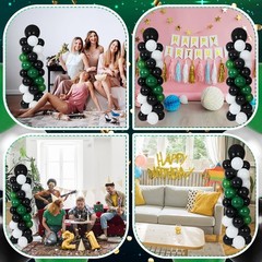 Balloon Column Stand with 101 Balloons, Balloon Column Kit Set of 2, Metal Ba…