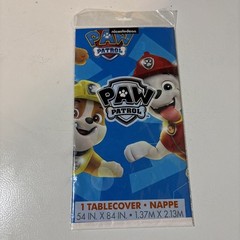 Unique Rectangular Paw Patrol Tablecloth, 54″ x 84″ (1 Pc) Paw Patrol Plastic
