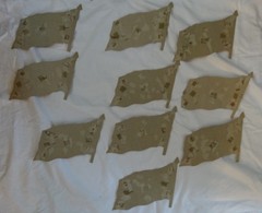 15 Die Cut Vintage Dennison, Eureka Decorations Flag, Liberty Bell, Eagle, Bell