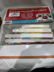 Fiesta Paper Hanging Fan Decorations Set