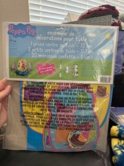 Peppa Pig 23 Piece Table Decorating Kit Party Supply New!!!