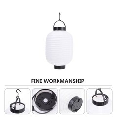 3 Count Japanese Style Hanging Lantern Foldable Handheld Chinese