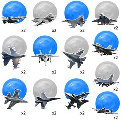 26 PCS Airplane Hanging Swirl Decorations Aircraft Ceiling Streamers Kids Party