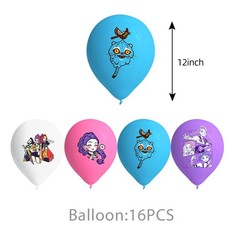 DEMON HUNTER 166 PCS HAPPY BIRTHDAY DECORATION AND SUPPLIES SET COMBO