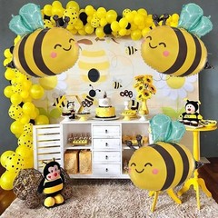 31 Inch Bee Birthday Party Decorations, Bee Baby Shower Party Decorations Set