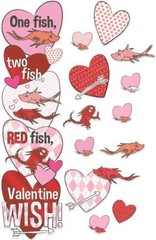 EUREKA Dr. Seuss One Fish, Two Fish Valentine’s Day Wish All-in-One Door Decor