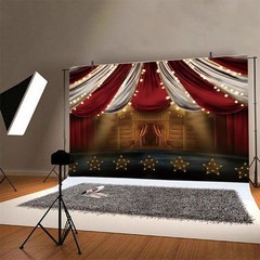 Red Circus Tent Backdrop Carnival Night Theme Party Baby Shower Photo Background