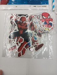 Spider Man Birthday Party Decor Banner Cake Toppers Balloons Tapestry Tablecover