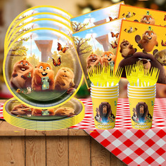 HOPPERS Plushy Tableware party supplies decoration balloons birthday centerpiece