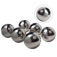 Reflective Stainless Steel Spheres for Enhancing Garden and Water Features