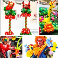 Twisting Animal Balloons Modeling Latex for Birthday Wedding Party Decorations
