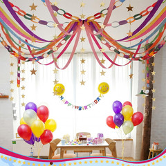 300 Sheets Colorful Paper Chains Strips and 492 Ft Crepe Paper Streamers, 52.8Ft