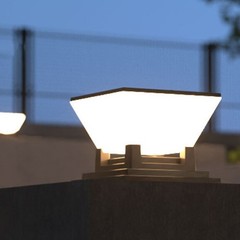 Solar Fence Post Cap Light with Long Lasting Battery and Multiple Light Modes