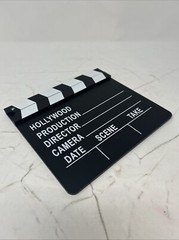 Hollywood Clapboard Clapper Clap Board Movie Director’s Prop Chalkboard – NEW