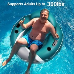 Pool Float Adult, River Tubes for Floating Heavy Duty, River Floats with Mesh Bo