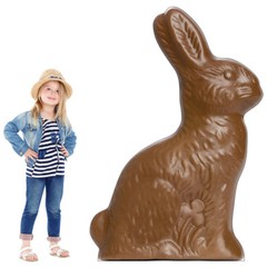 CHOCOLATE EASTER BUNNY Giant CARDBOARD CUTOUT Standup Standee Poster Party Decor