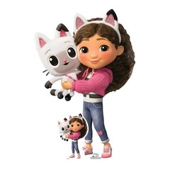 Gabby and Pandy Paws from Gabby’s Dollhouse Cardboard Cutout with Free Mini