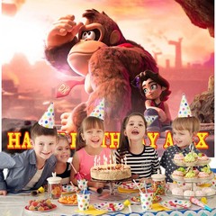 Donkey Kong Bananza Personalised Custom Banner Backdrop Party Supplies Birthday
