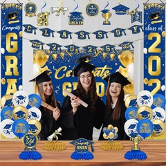 2026 Graduation Decorations Set – Congrats Grad Party Decor with Banner, Back…