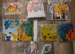 Pokemon Party Set with Party Decoration & Accessories for 10 guests