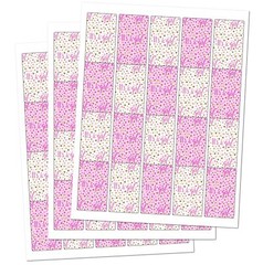 60 Its a Girl Pink Baby Shower Miniatures Candy Bar Wrapper, Baby Shower