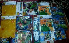 TOY STORY Party set Supplies Disney Pixar Invites Table-cover napkins bag(LARGE)