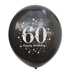 60th Birthday Balloons Black and Gold 60th Birthday Decorations for Men Women…