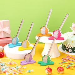 6 PCS Wooden Lollipop Table Centerpiece Sign Candyland Party Tiered Tray