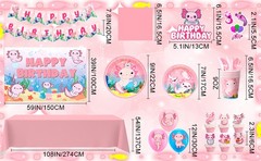 162 Pcs Cute Axolotl Party Decor Pink Axolotl Birthday Supplies Balloons Plates