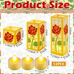 Rossesay 12 Pcs Rose Princess Centerpieces For Table Rose Party Decorations 3