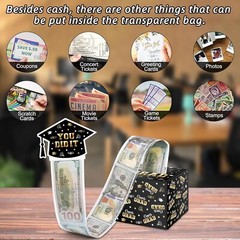 100 Pack Graduation Money Box for Cash Gift Pull ,Surprise Box Graduation Gift