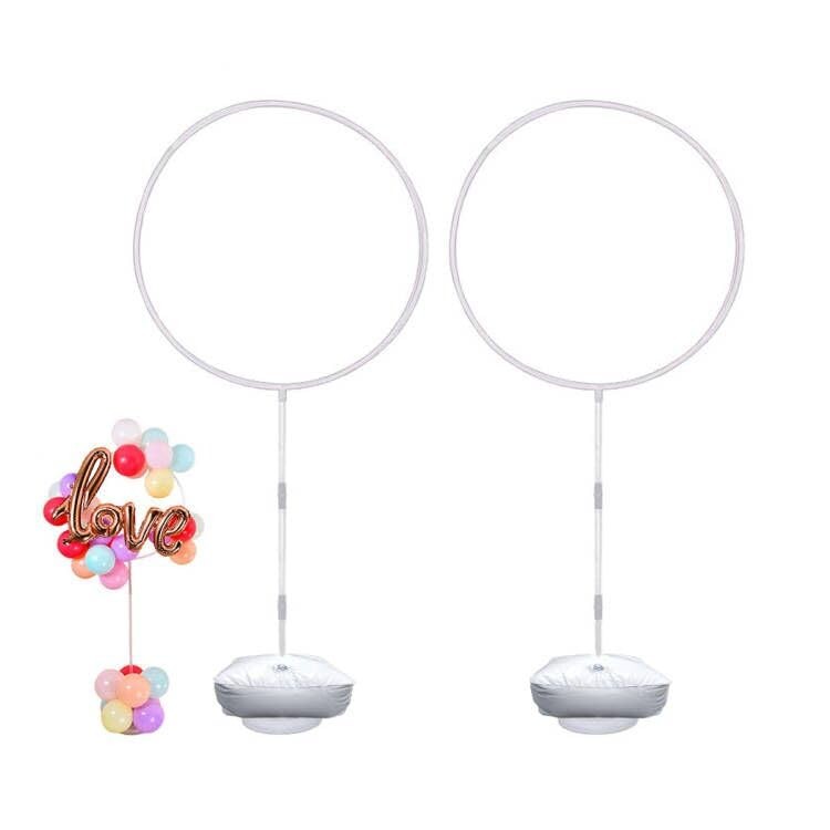 Balloon Round Arch Column Stand Set of 2 Pack,Stand Round Balloon Column Arch…