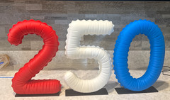 Large 3D Printed Balloon Numbers 0-9, Reusable over and over.