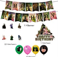 WICKED Musical Birthday Party Supply Decoration Banner Backdrop Balloons…