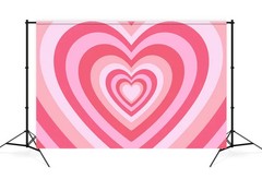 Photo Backdrop Background Banner 8 x 6ft Love Hearts Tapestry Wall Art