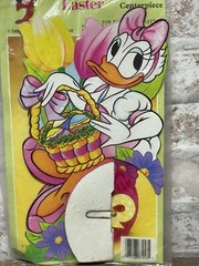 Daisy Duck Disney Easter Honeycomb Centerpiece Decoration Eureka NOS Vintage