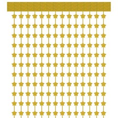 2 Pack Party Backdrop Decoration,Star Streamer Foil Fringe Curtain,Laser Gold