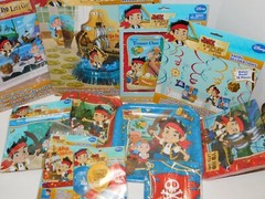Jake and the Neverland Pirates Birthday Party Plates Decorations Invitations